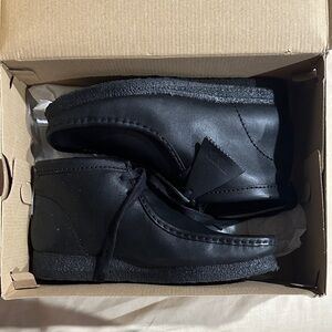 Clarks Black Ankle Boots